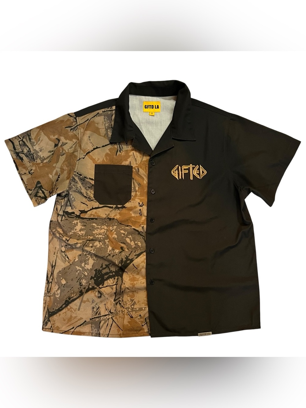 GFTD LA "Hunter" Crop Premium Button Up Shirt
